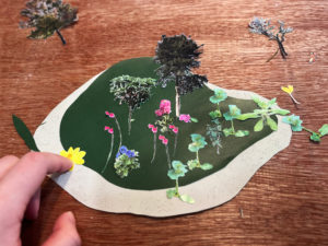 渡辺真悠ワークショップ「小さな島をフォトコラージュで作ろう」